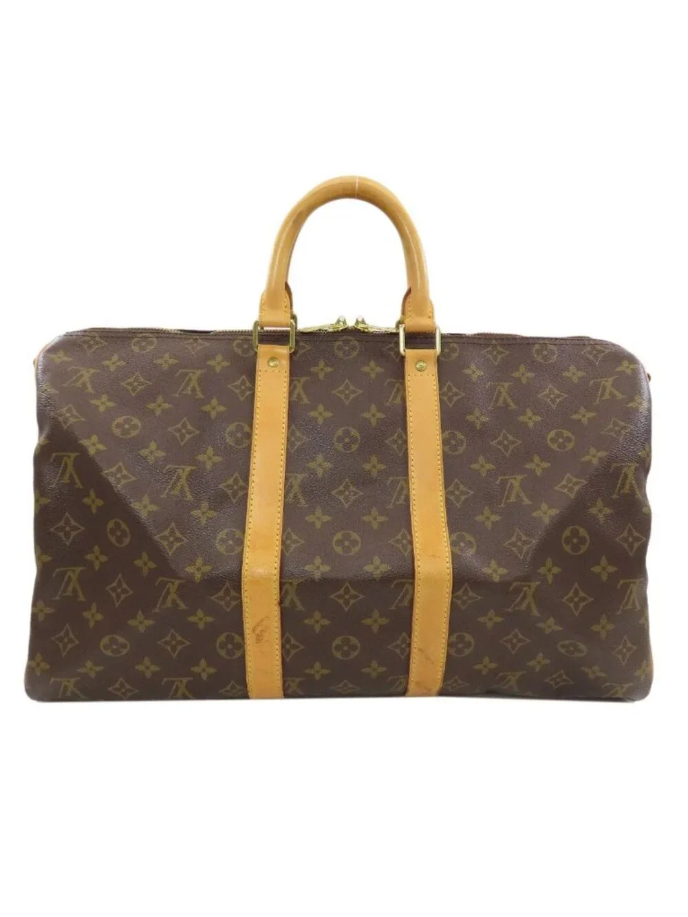 Louis Vuitton Keepall 45 Bandouliere Boston Bag Monogram Canvas